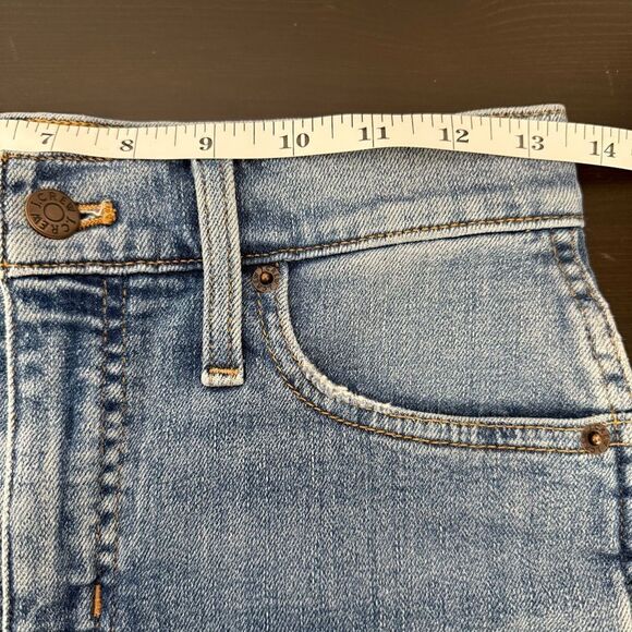 J Crew Jeans Womens 25P Blue High Rise Waist Classic Vintage Distressed Denim - Picture 12 of 14